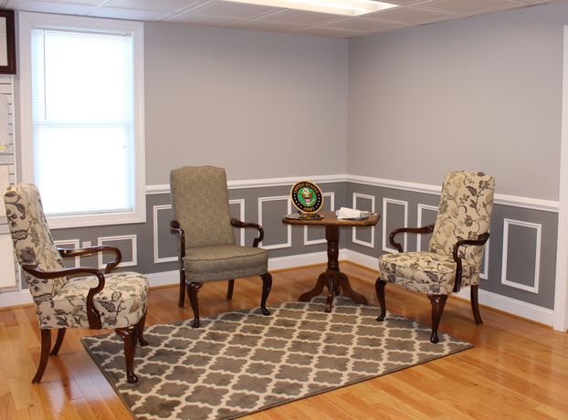 Funeral Home Sitting Area in Floyd, VA | Maberry Funeral Home, Inc.